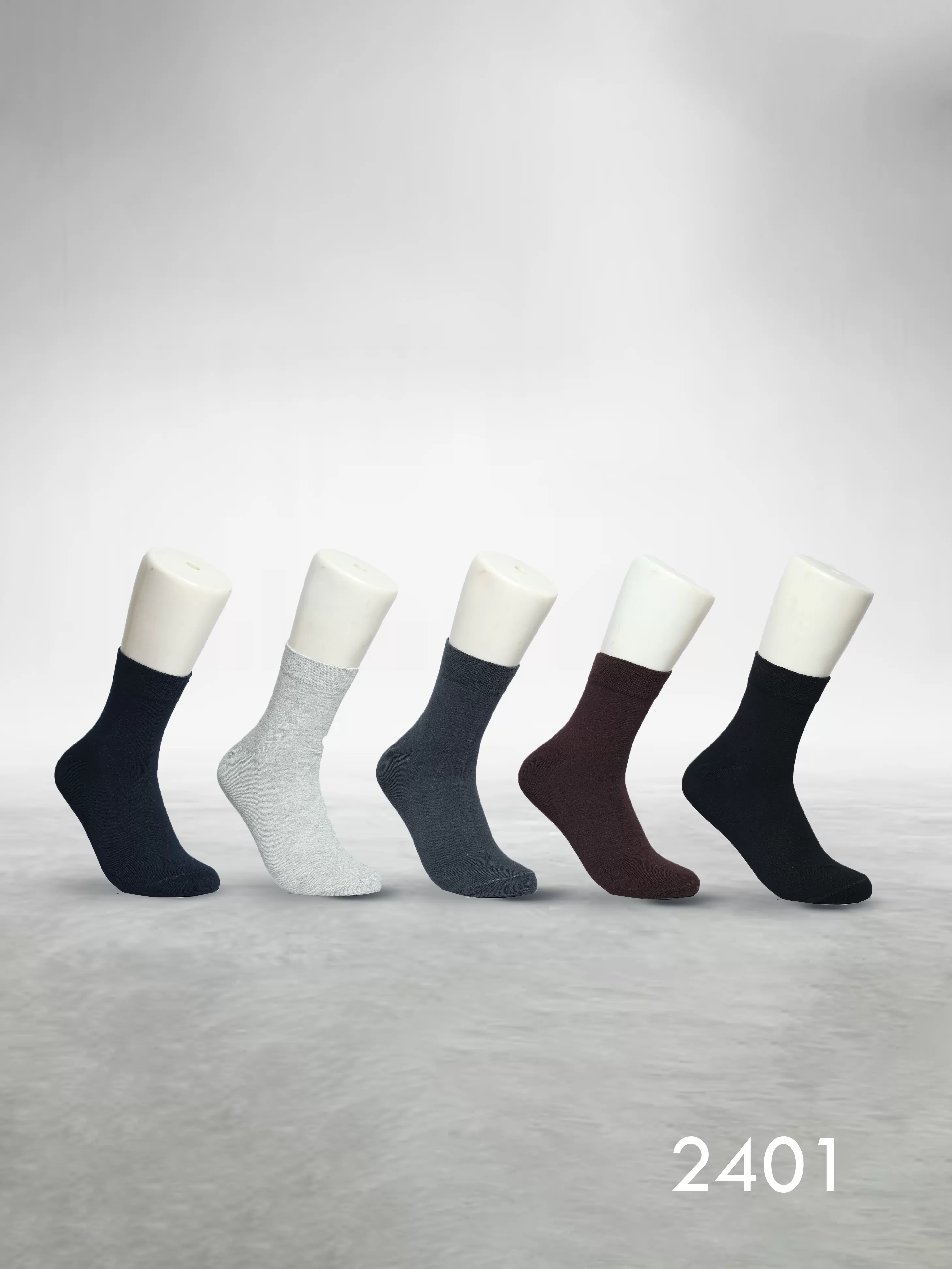 Footies Mens Fine Cotton Socks Ankle pack of 5 (5 Colors ASIT)