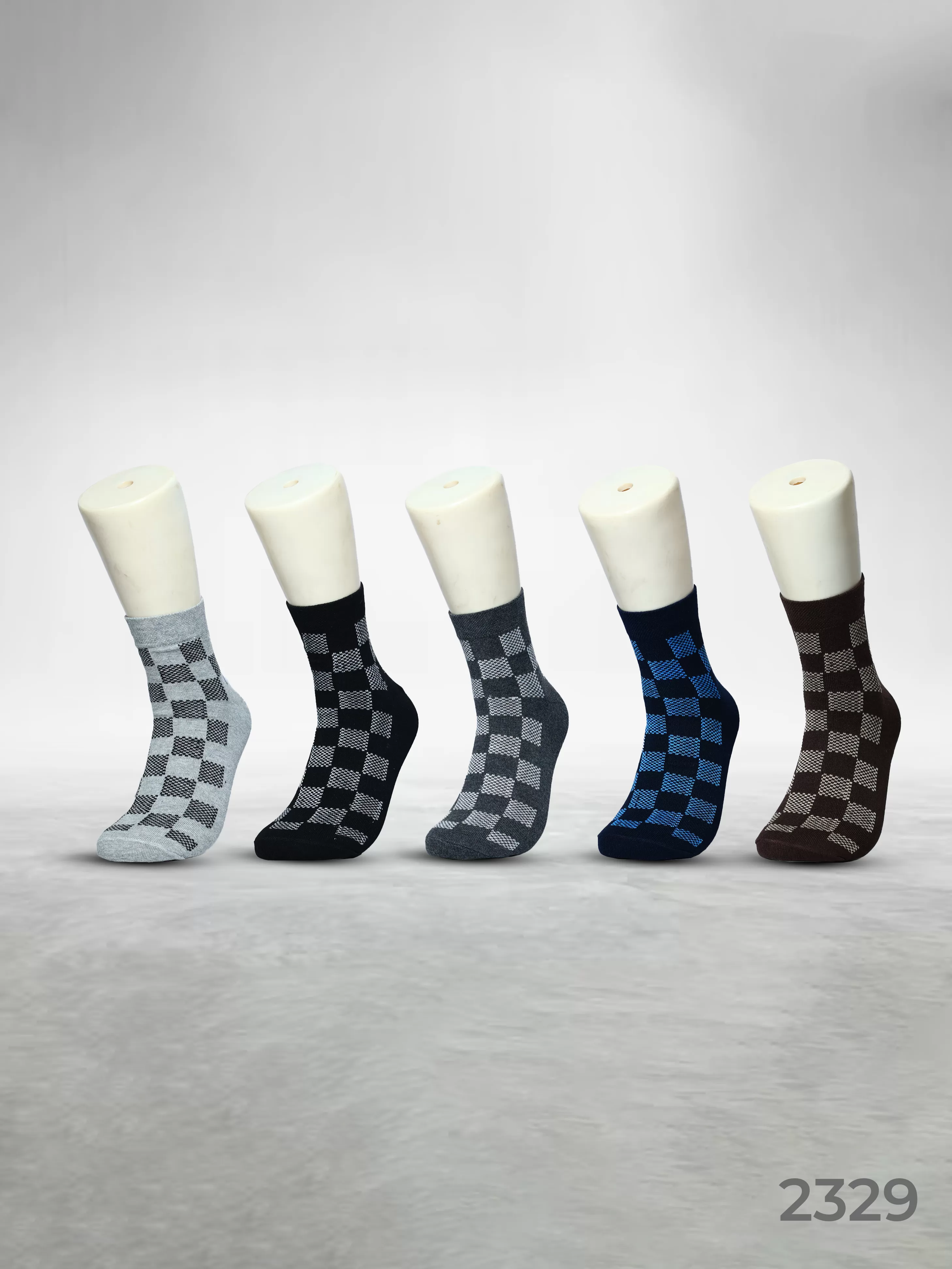 Footies Mens Fine Cotton Socks Ankle pack of 5 (Design)