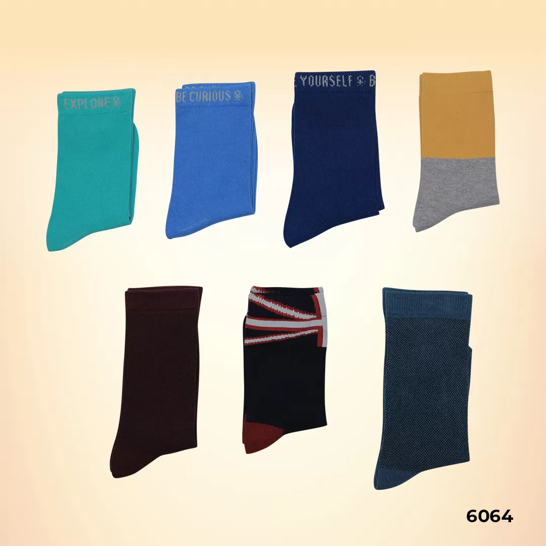 Footies Kids Fine Cotton Socks Pack of any 5 (Design Mixed)