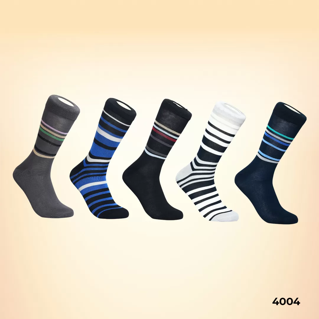 Footies Mens Fine Cotton Socks Crew Pack of 5(Design)