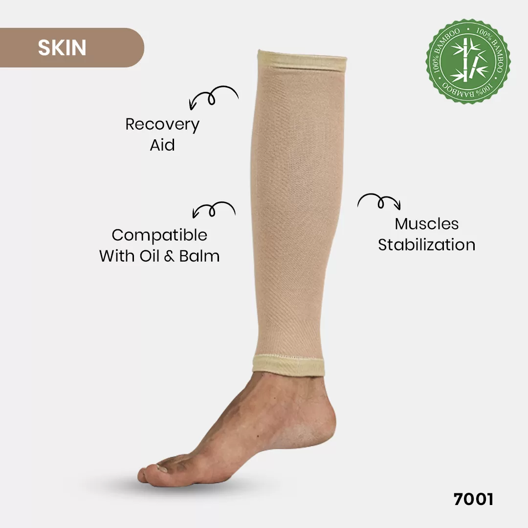 SKIN CALF SUPPORT FOR VARICOSE VEINS (TIGHT COMPRESSION )
