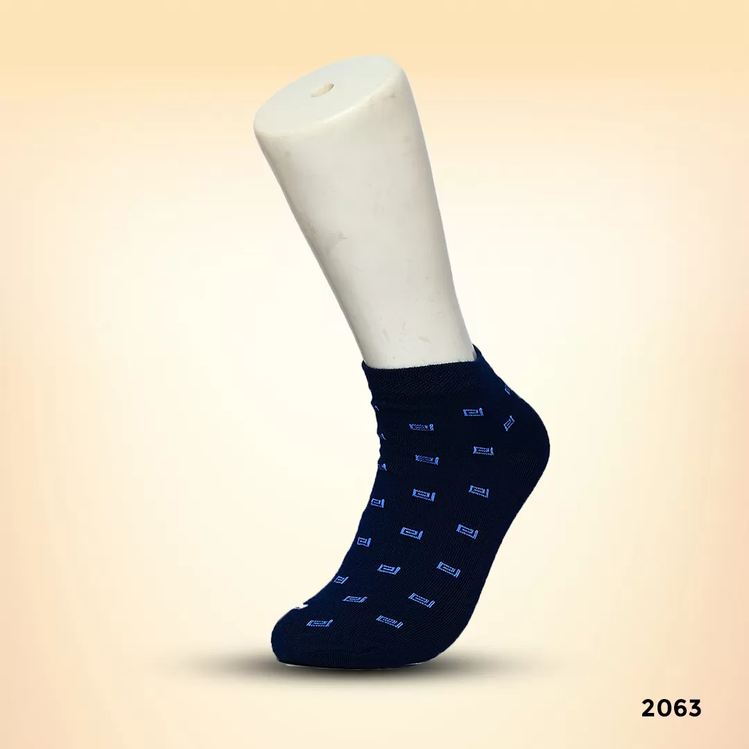 Footies Mens Cotton Rich Socks Sneaker pack of 5 (Design)