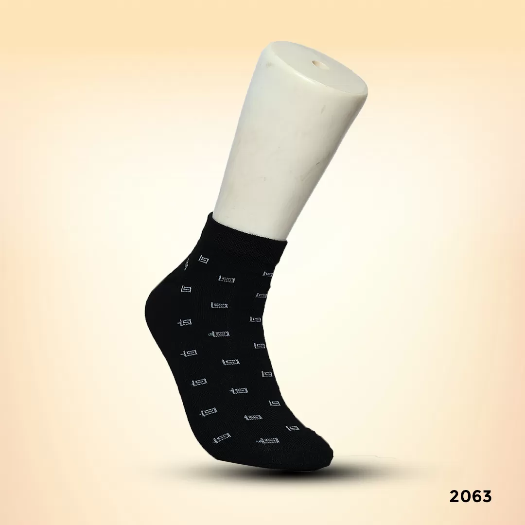 Footies Mens Cotton Rich Socks Sneaker pack of 5 (Design)