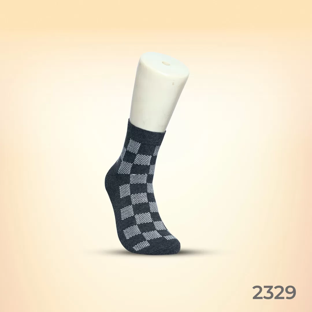 Footies Mens Fine Cotton Socks Ankle pack of 5 (Design)