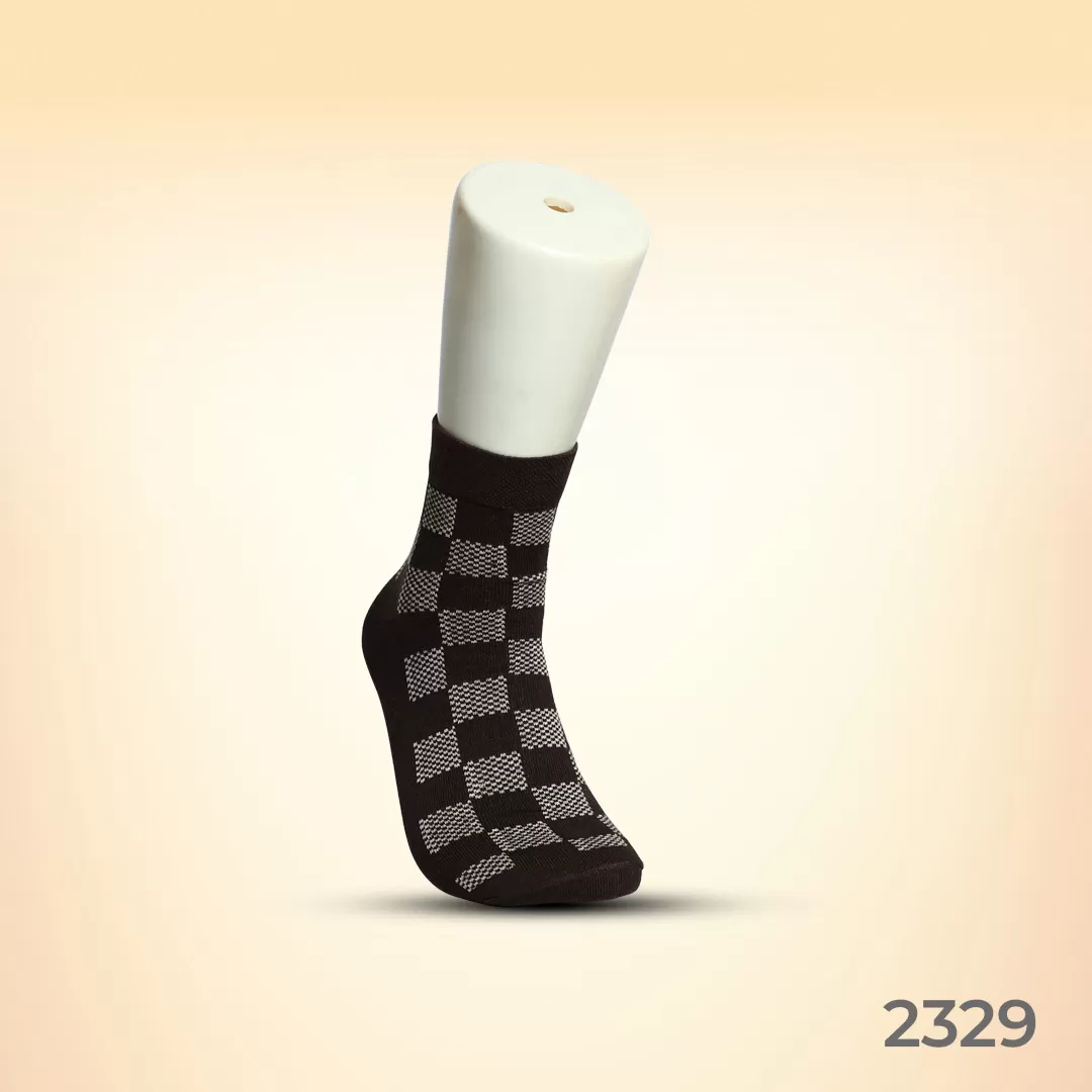 Footies Mens Fine Cotton Socks Ankle pack of 5 (Design)