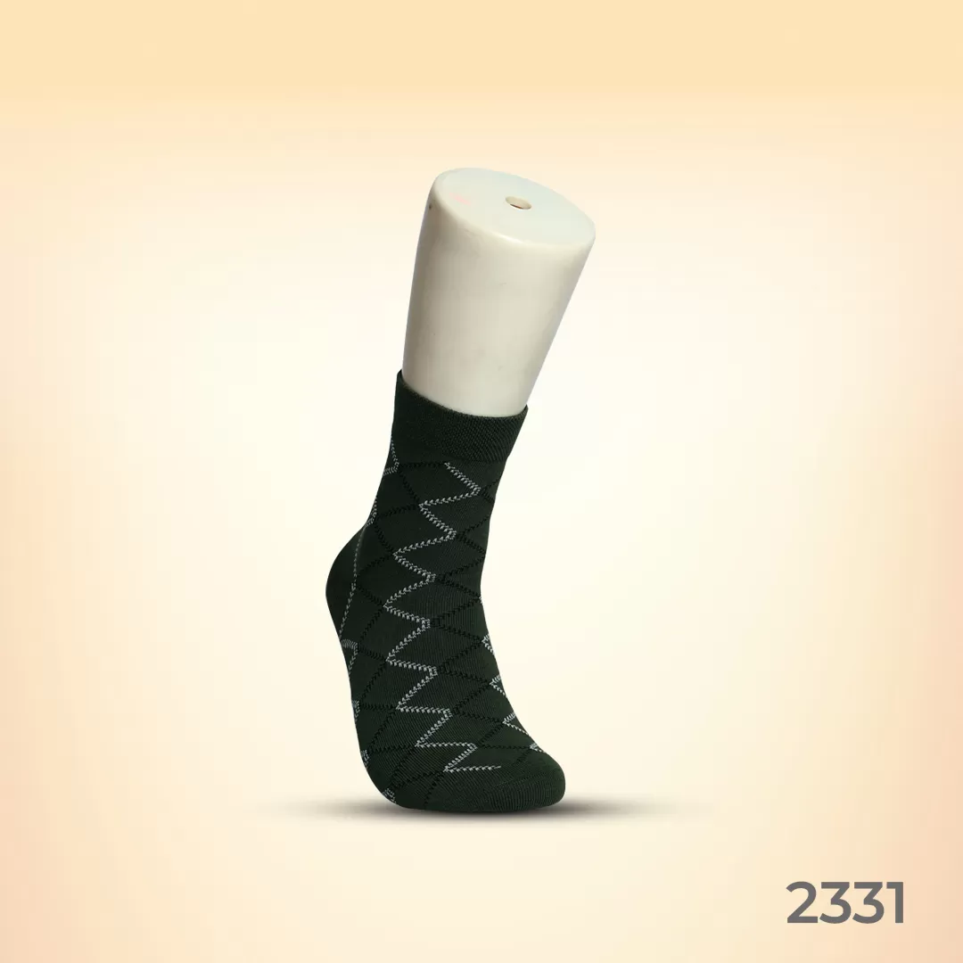 Footies Mens Fine Cotton Socks Ankle pack of 5 (Design)