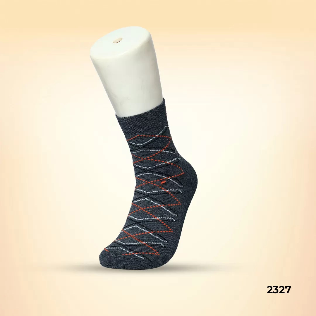 Footies Mens Fine Cotton Socks Ankle pack of 5 (Design)