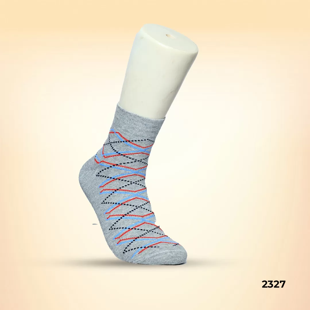 Footies Mens Fine Cotton Socks Ankle pack of 5 (Design)