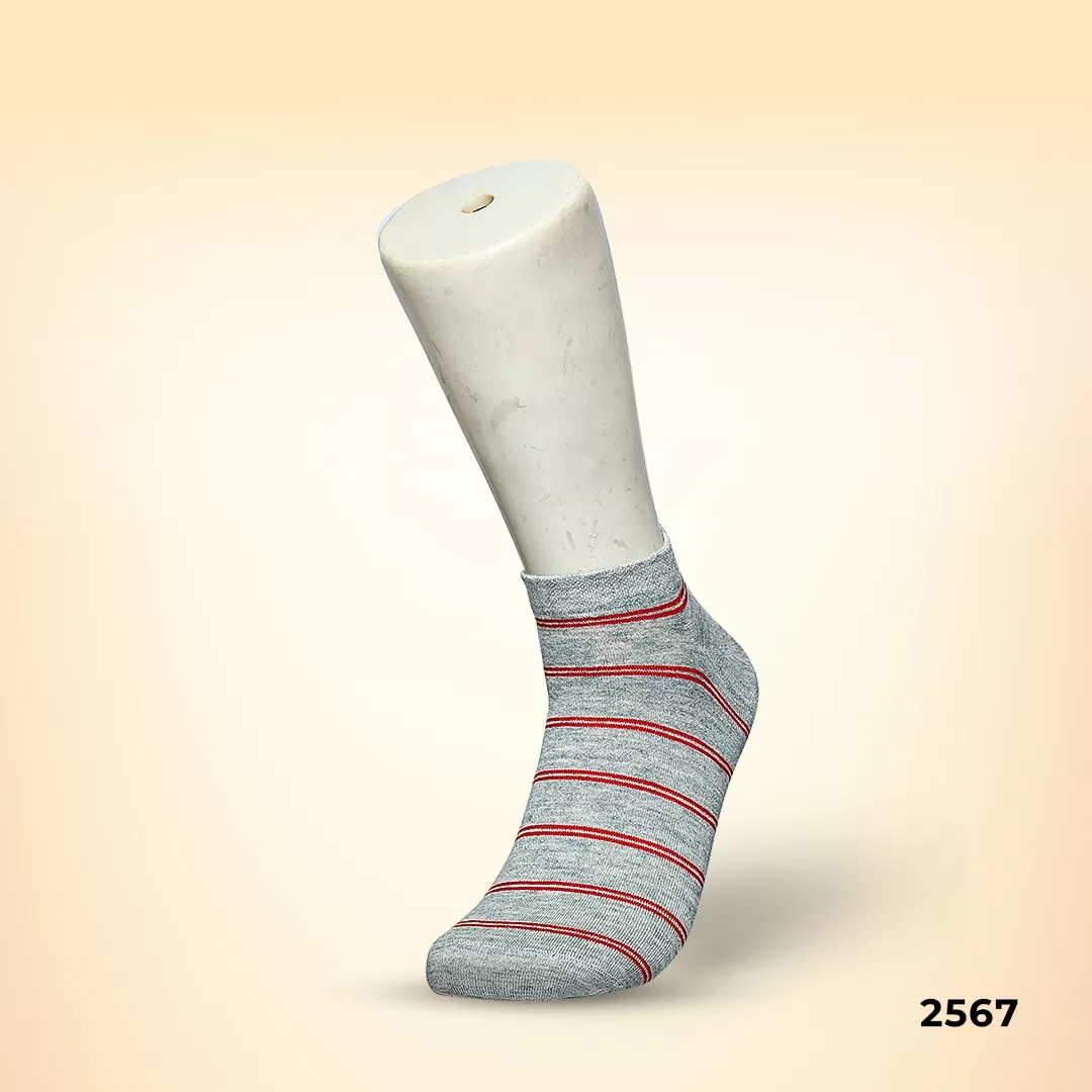 Footies Mens Fine Cotton Socks Sneaker pack of 5 (Design)