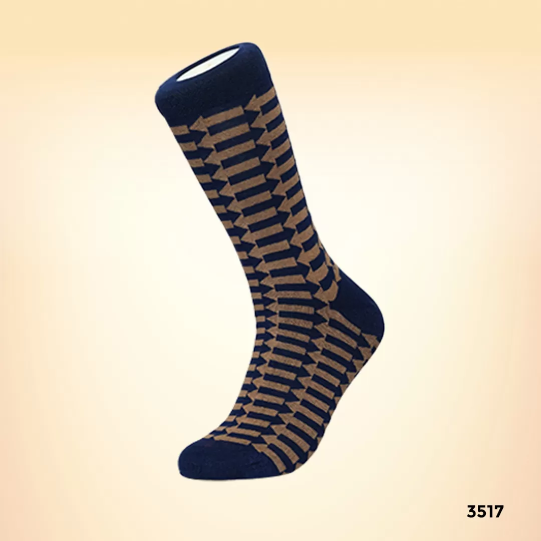 Footies Mens Fine Cotton Socks Crew Pack of 5(Design)