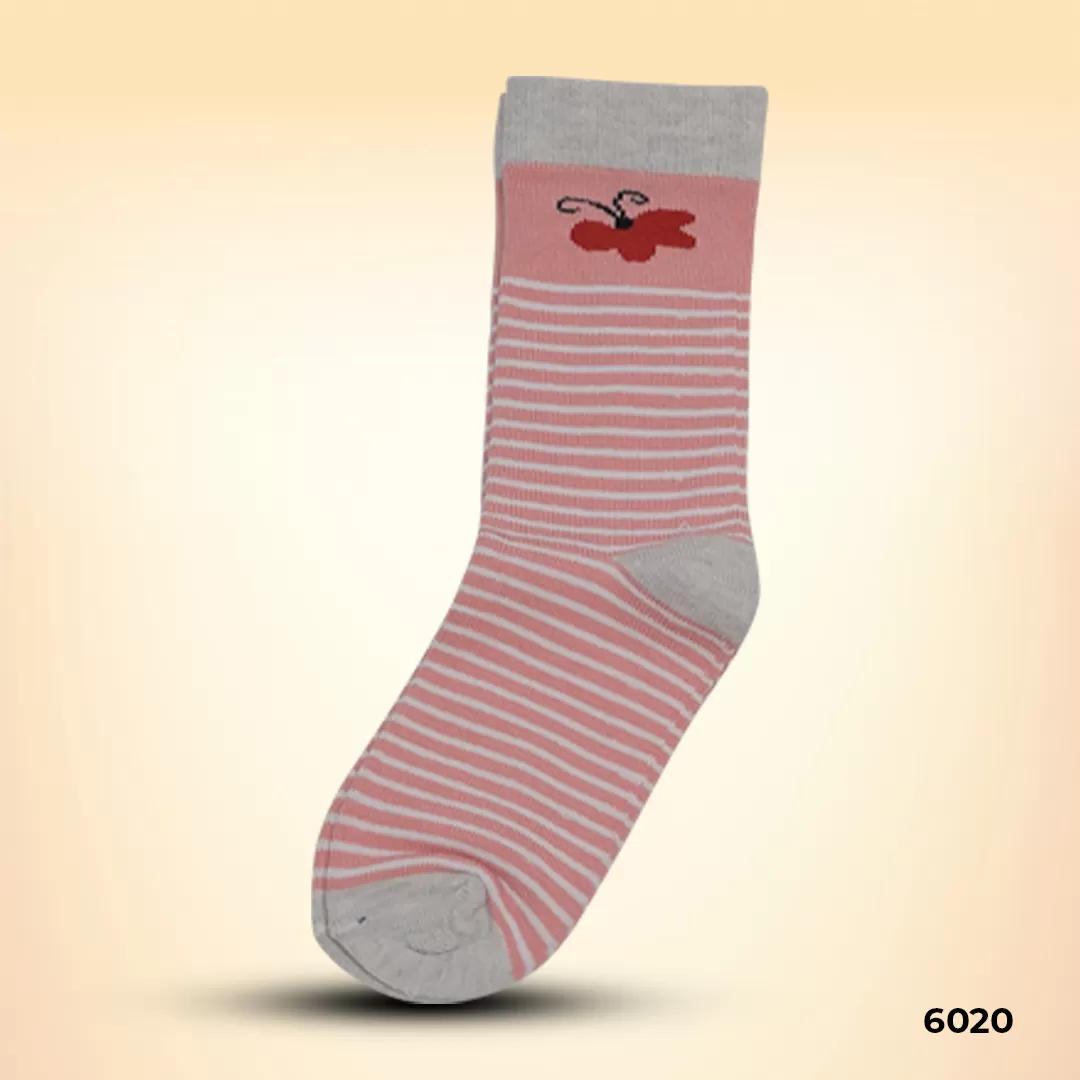 Footies Kids Fine Cotton Socks Pack of any 5 (Design Mixed)