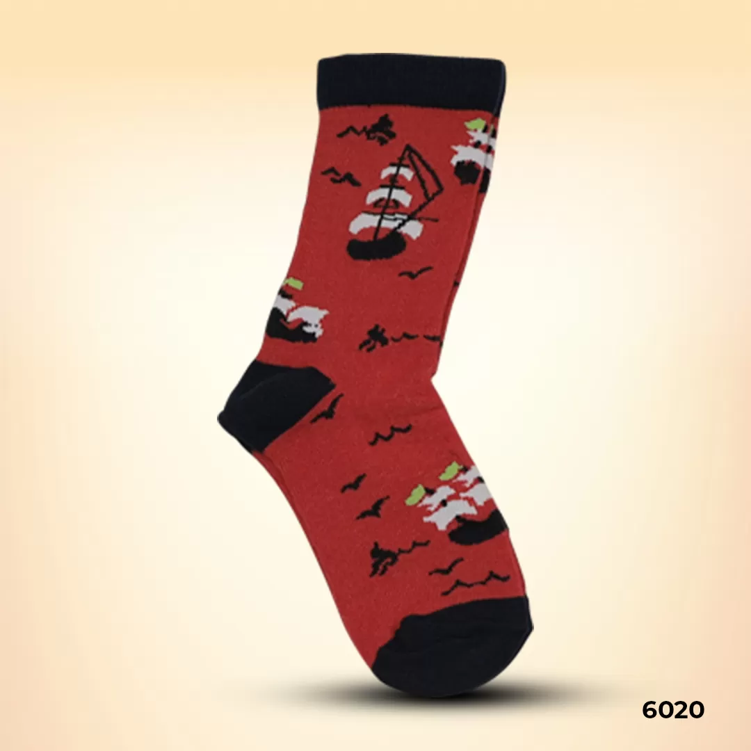 Footies Kids Fine Cotton Socks Pack of any 5 (Design Mixed)
