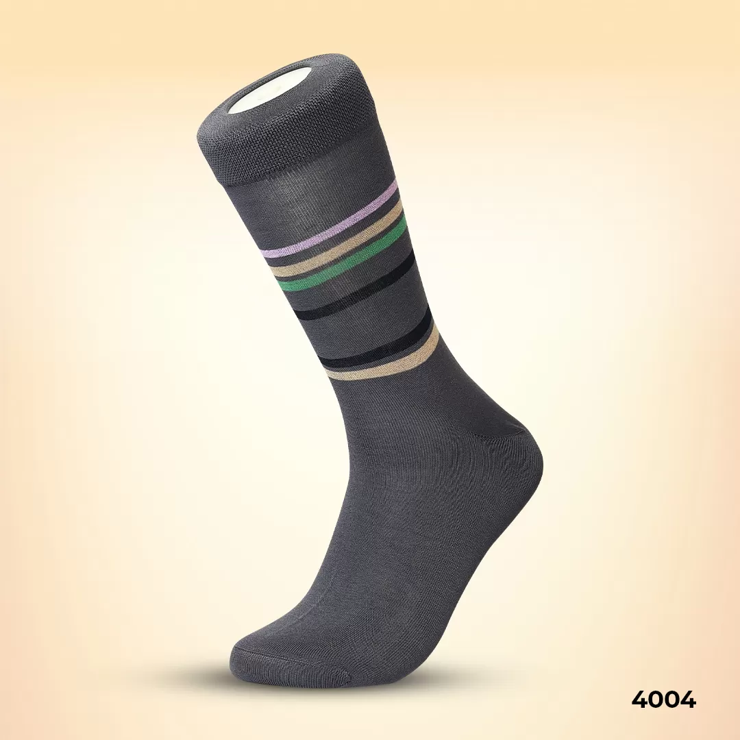 Footies Mens Fine Cotton Socks Crew Pack of 5(Design)