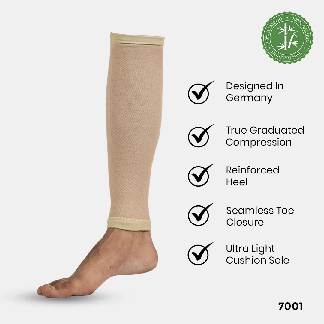 SKIN CALF SUPPORT FOR VARICOSE VEINS (TIGHT COMPRESSION )