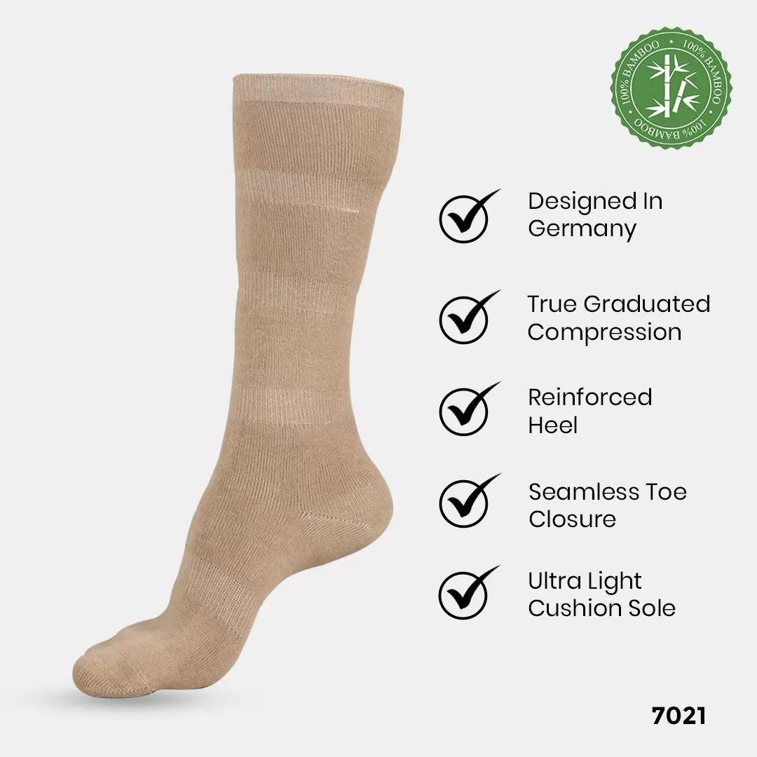 SKIN SOCKS FOR VERICOSE VEINS (LIGHT COMPRESSION ) BAMBOO