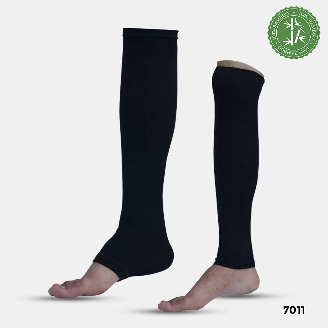 BLACK HEEL & CALF SUPPORT FOR VARICOSE VEINS (TIGHT COMPRESSION )